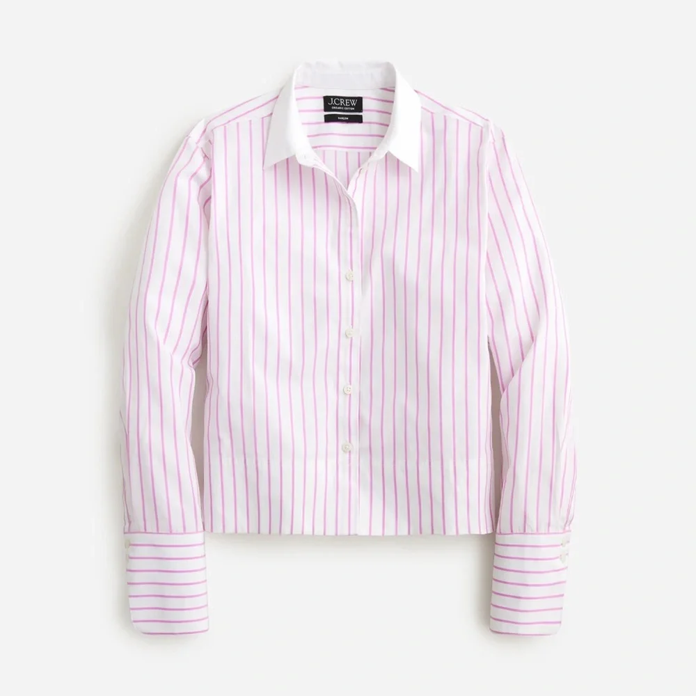 J. Crew Garçon Cropped Boxy Shirt - Picture 4 of 5